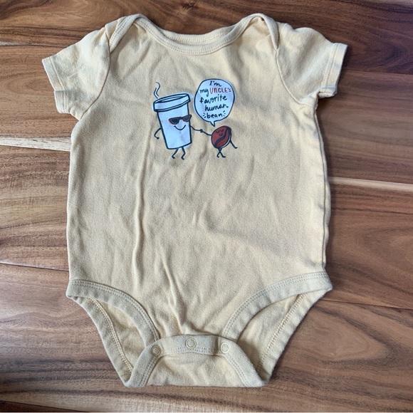 Carter's Other - Carter’s Uncle Human Bean Yellow Kids One Piece 12m